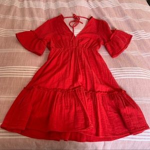 Billabong sincerely Jules linen flouncy dress